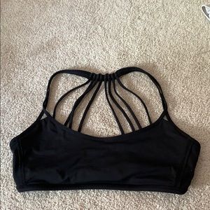 Lululemon lighten up bra black size 10